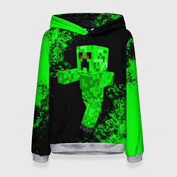 Толстовка-худи женская MINECRAFT, цвет: 3D-меланж