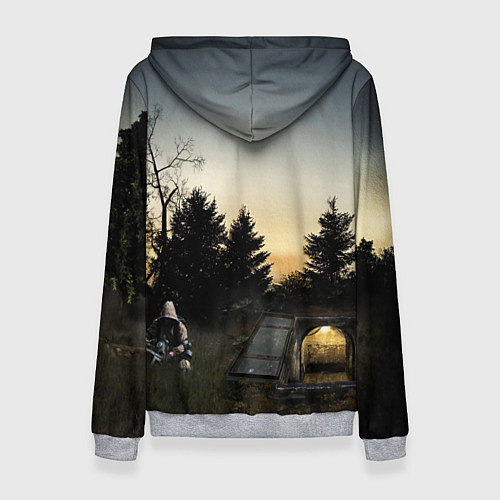 Женская толстовка СТАЛКЕР 1 / 3D-Меланж – фото 2