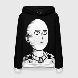 Толстовка-худи женская ONE-PUNCH MAN, цвет: 3D-белый