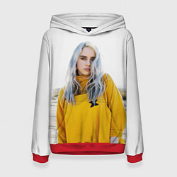 Толстовка-худи женская BILLIE EILISH, цвет: 3D-красный