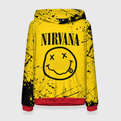 Толстовка-худи женская NIRVANA, цвет: 3D-красный