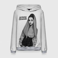 Толстовка-худи женская Ariana Grande Ариана Гранде, цвет: 3D-меланж