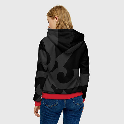 Женская толстовка Король и Шут / 3D-Красный – фото 4