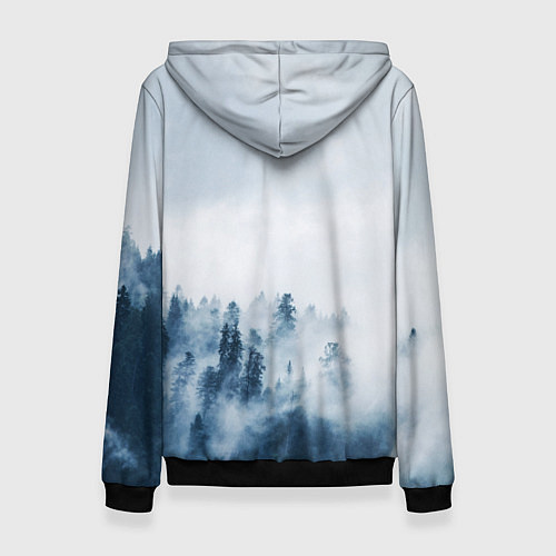 Женская толстовка МЫ РУССКИЕ С НАМИ БОГ / 3D-Черный – фото 2