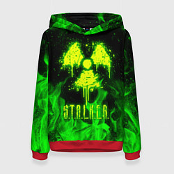 Толстовка-худи женская STALKER 2, цвет: 3D-красный