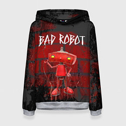 Толстовка-худи женская Bad Robot, цвет: 3D-меланж