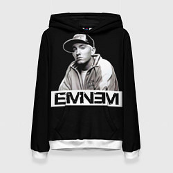 Толстовка-худи женская Eminem, цвет: 3D-белый