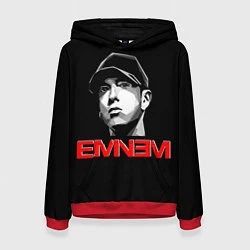 Толстовка-худи женская Eminem, цвет: 3D-красный