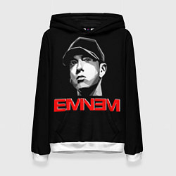 Толстовка-худи женская Eminem, цвет: 3D-белый