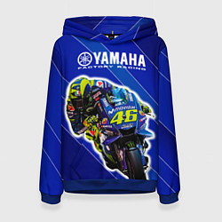 Толстовка-худи женская Valentino Rossi, цвет: 3D-синий