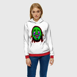 Толстовка-худи женская Post Malone, цвет: 3D-красный — фото 2