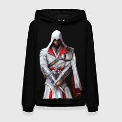 Толстовка-худи женская Assassin’s Creed, цвет: 3D-черный