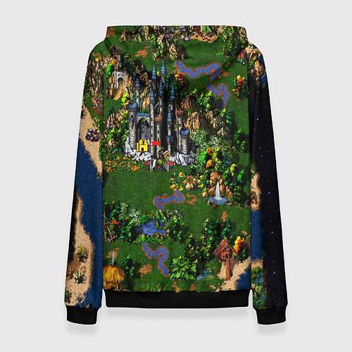 Женская толстовка Heroes of Might and Magic / 3D-Черный – фото 2