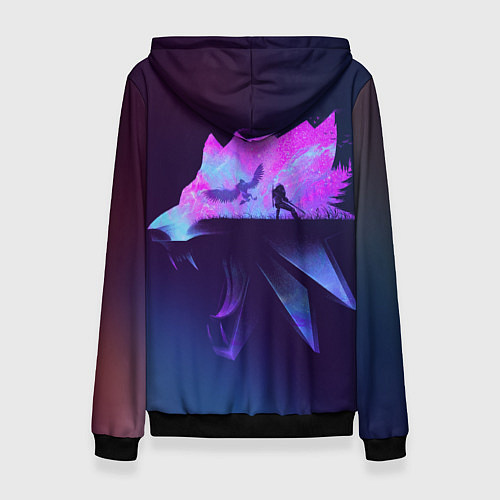 Женская толстовка The Witcher / 3D-Черный – фото 2