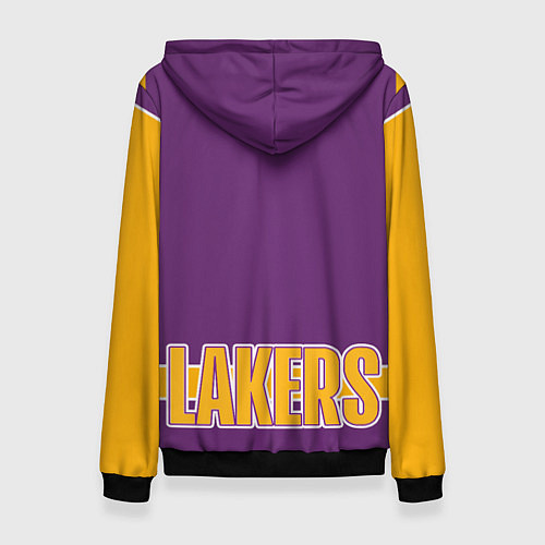 Женская толстовка Los Angeles Lakers / 3D-Черный – фото 2