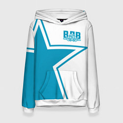 Толстовка-худи женская ВДВ, цвет: 3D-белый