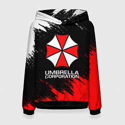 Толстовка-худи женская UMBRELLA CORP, цвет: 3D-черный