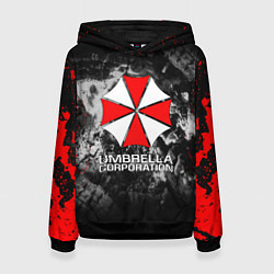 Толстовка-худи женская UMBRELLA CORP, цвет: 3D-черный