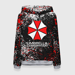 Толстовка-худи женская UMBRELLA CORP, цвет: 3D-меланж