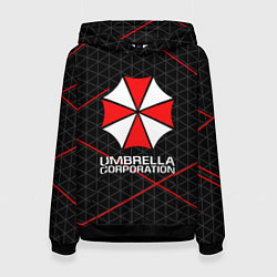 Толстовка-худи женская UMBRELLA CORP, цвет: 3D-черный