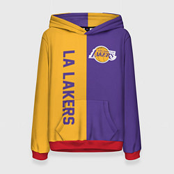 Толстовка-худи женская LA LAKERS, цвет: 3D-красный