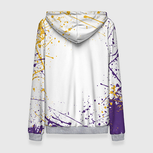 Женская толстовка LA LAKERS / 3D-Меланж – фото 2