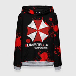 Толстовка-худи женская UMBRELLA CORP, цвет: 3D-меланж