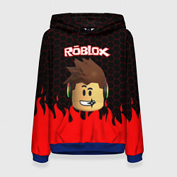 Толстовка-худи женская ROBLOX, цвет: 3D-синий