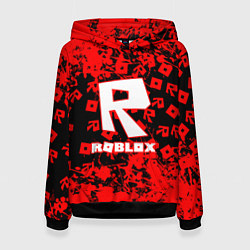 Толстовка-худи женская Roblox, цвет: 3D-черный