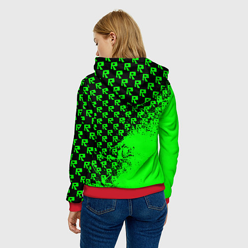 Женская толстовка Roblox / 3D-Красный – фото 4