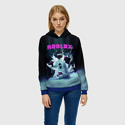 Толстовка-худи женская ROBLOX, цвет: 3D-синий — фото 2