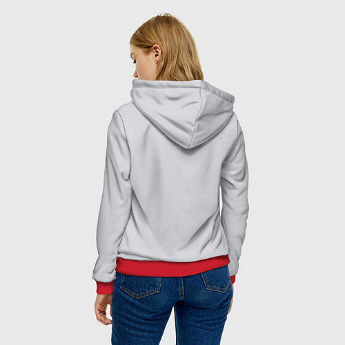 Женская толстовка Iron Mike / 3D-Красный – фото 4