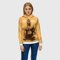 Толстовка-худи женская Iron Mike, цвет: 3D-белый — фото 2