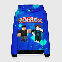 Толстовка-худи женская ROBLOX, цвет: 3D-черный