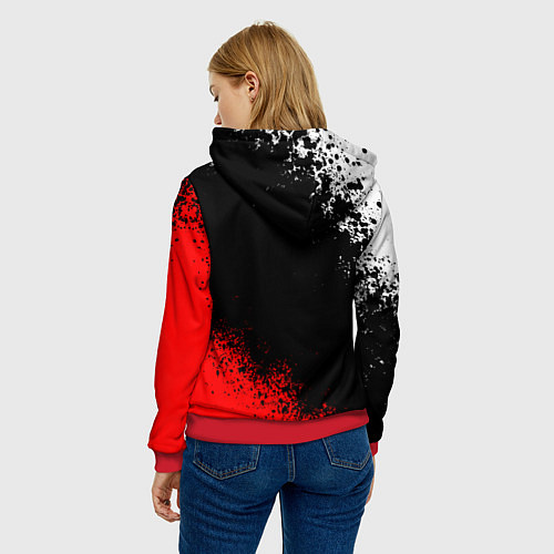 Женская толстовка DEVIL MAY CRY DMC / 3D-Красный – фото 4