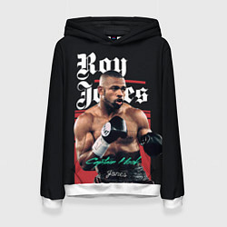 Толстовка-худи женская Roy Jones, цвет: 3D-белый