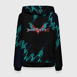 Толстовка-худи женская DEVIL MAY CRY, цвет: 3D-черный