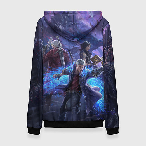 Женская толстовка DEVIL MAY CRY / 3D-Черный – фото 2