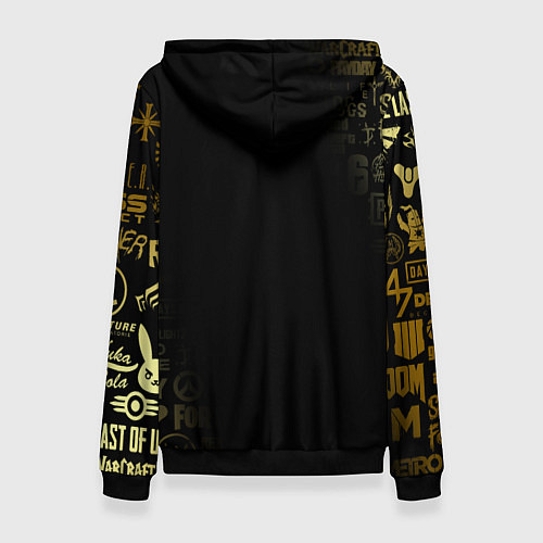 Женская толстовка FORTNITE / 3D-Черный – фото 2