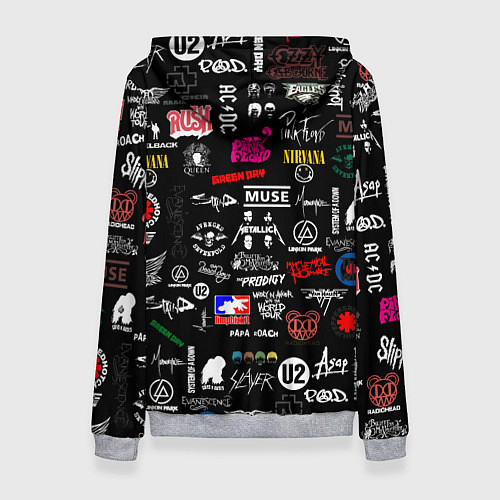 Женская толстовка LINKIN PARK / 3D-Меланж – фото 2