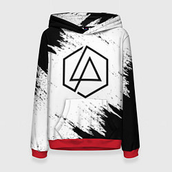 Толстовка-худи женская LINKIN PARK, цвет: 3D-красный