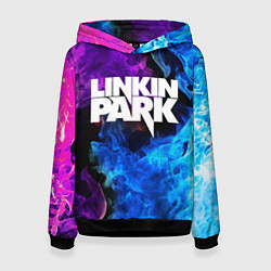 Толстовка-худи женская LINKIN PARK, цвет: 3D-черный