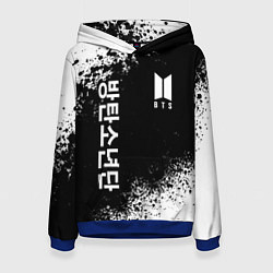 Толстовка-худи женская BTS, цвет: 3D-синий