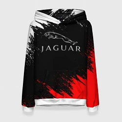 Толстовка-худи женская Jaguar, цвет: 3D-белый