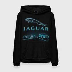 Толстовка-худи женская Jaguar, цвет: 3D-черный