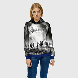 Толстовка-худи женская Sabaton, цвет: 3D-синий — фото 2