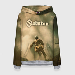 Толстовка-худи женская Sabaton, цвет: 3D-меланж
