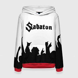 Толстовка-худи женская SABATON, цвет: 3D-красный