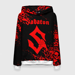 Толстовка-худи женская SABATON, цвет: 3D-белый