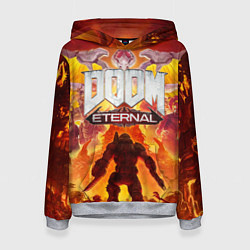 Толстовка-худи женская DOOM Eternal, цвет: 3D-меланж